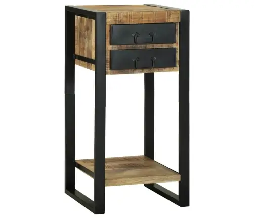 Telefona Statīvs 40X40X80 Cm Ciets Raupja Koka Mango Vidaxl