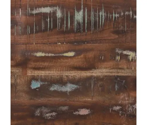 Telefona Statīvs Daudzkrāsains 40X40X80 Cm Cietais Atjaunotais Koks Vidaxl