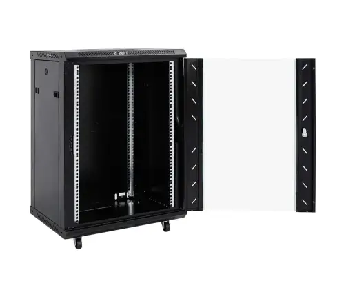 15U Serverikapp, 19" Ip20, Must, 60 X 45 X 86 Cm