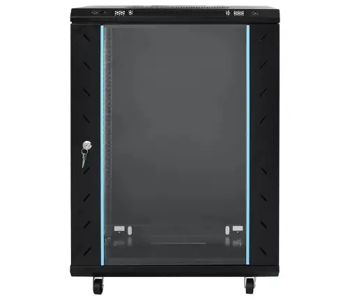 15U Serverikapp, 19" Ip20, Must, 60 X 45 X 86 Cm