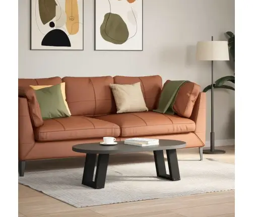 Kafijas Galdiņa Kājas, 2 Gab., U-Veida, Melnas, 30X(30-31) Cm, Tērauds Vidaxl