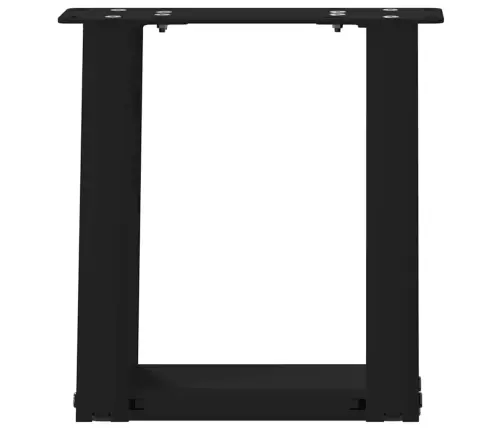 Kafijas Galdiņa Kājas, 2 Gab., U-Veida, Melnas, 30X(30-31) Cm, Tērauds Vidaxl