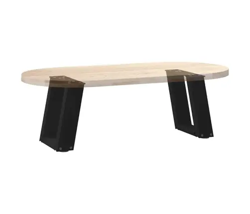 Kafijas Galdiņa Kājas, 2 Gab., U-Veida, Melnas, 30X(30-31) Cm, Tērauds Vidaxl