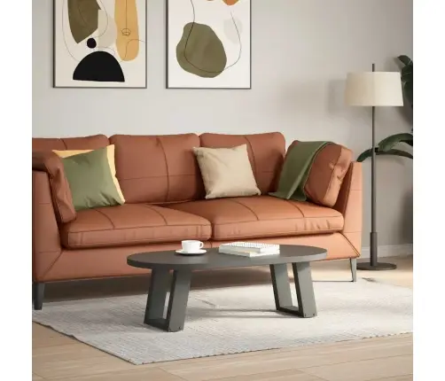 Kafijas Galdiņa Kājas, 2 Gab., U-Veida, Antracīta Krāsā, 30X(30-31) Cm, Tērauds Vidaxl