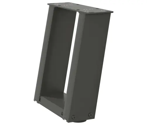 Kafijas Galdiņa Kājas, 2 Gab., U-Veida, Antracīta Krāsā, 30X(30-31) Cm, Tērauds Vidaxl