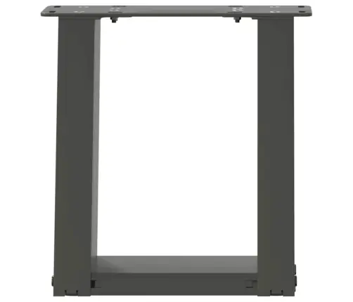Kafijas Galdiņa Kājas, 2 Gab., U-Veida, Antracīta Krāsā, 30X(30-31) Cm, Tērauds Vidaxl