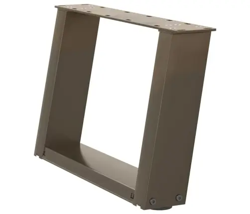 Kafijas Galdiņa Kājas, 2 Gab., U-Veida, Dabīgs Tērauds, 40X(30-31) Cm Vidaxl