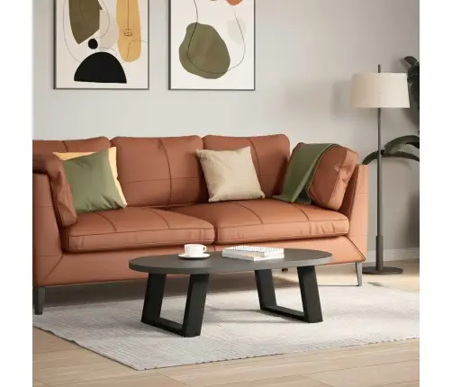 Kafijas Galdiņa Kājas, 2 Gab., U-Veida, Melnas, 50X(30-31) Cm, Tērauds Vidaxl