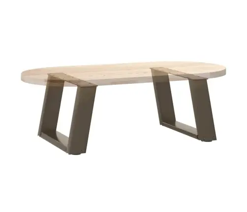 Kafijas Galdiņa Kājas, 2 Gab., U-Veida, Dabīgs Tērauds, 50X(30-31) Cm Vidaxl