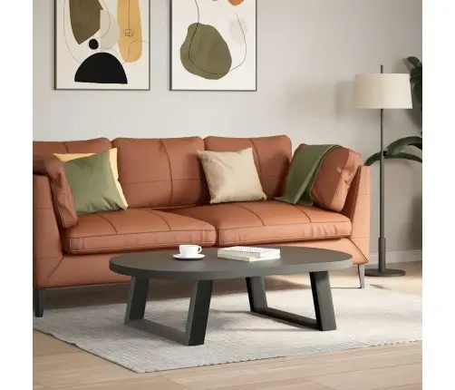 Kafijas Galdiņa Kājas, 2 Gab., U-Veida, Antracīta Krāsā, 60X(30-31) Cm, Tērauds Vidaxl