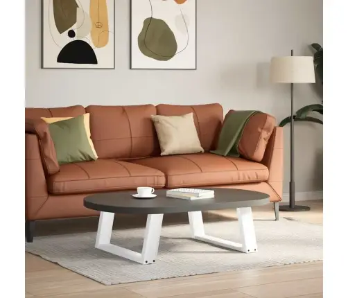 Kafijas Galdiņa Kājas, 2 Gab., U-Veida, Baltas, 70X(30-31) Cm, Tērauds Vidaxl