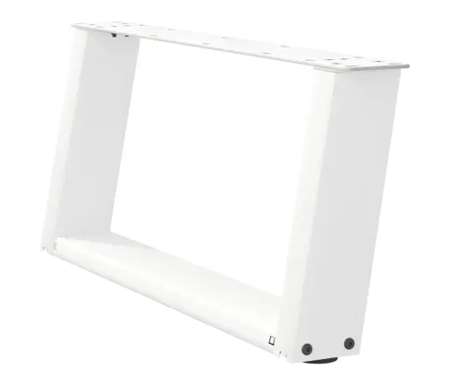 Kafijas Galdiņa Kājas, 2 Gab., U-Veida, Baltas, 70X(30-31) Cm, Tērauds Vidaxl