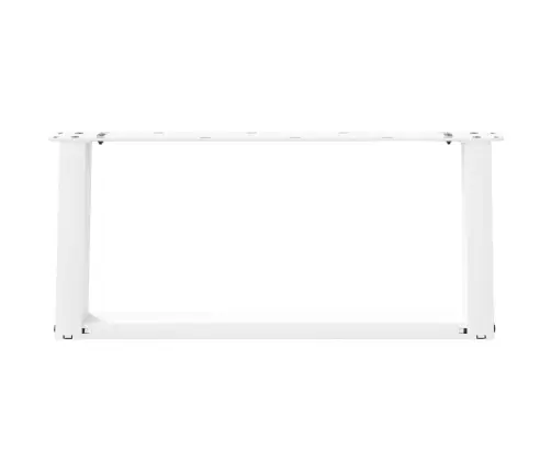 Kafijas Galdiņa Kājas, 2 Gab., U-Veida, Baltas, 70X(30-31) Cm, Tērauds Vidaxl