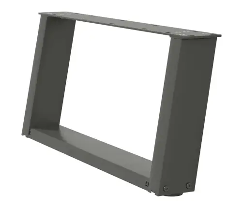 Kafijas Galdiņa Kājas, 2 Gab., U-Veida, Antracīta Krāsā, 70X(30-31) Cm, Tērauds Vidaxl