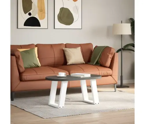 Kafijas Galdiņa Kājas, 2 Gab., U-Veida, Baltas, 28X(42-43) Cm, Tērauds Vidaxl