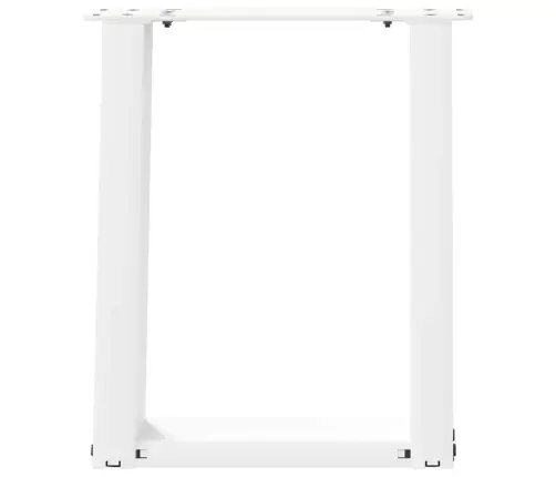 Kafijas Galdiņa Kājas, 2 Gab., U-Veida, Baltas, 28X(42-43) Cm, Tērauds Vidaxl