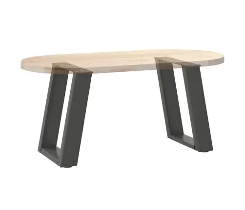 Kafijas Galdiņa Kājas, 2 Gab., U-Veida, Antracīta Krāsā, 28X(42-43) Cm, Tērauds Vidaxl