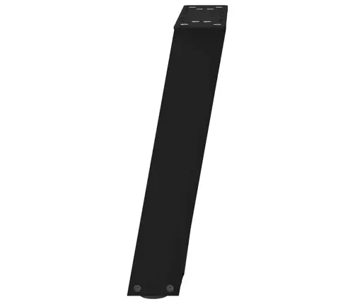 Kafijas Galdiņa Kājas, 2 Gab., U-Veida, Melnas, 38X(42-43) Cm, Tērauds Vidaxl