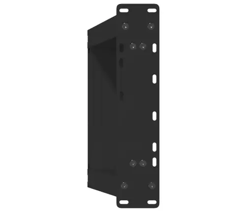 Kafijas Galdiņa Kājas, 2 Gab., U-Veida, Melnas, 38X(42-43) Cm, Tērauds Vidaxl