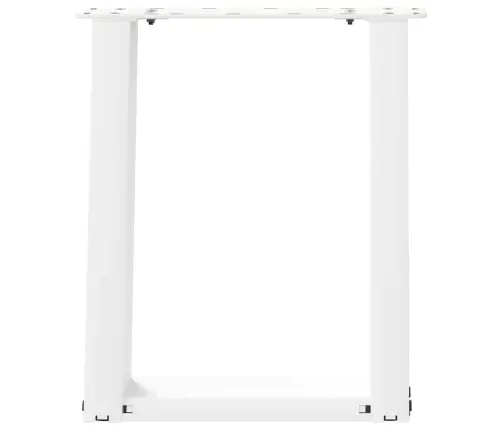 Kafijas Galdiņa Kājas, 2 Gab., U-Veida, Baltas, 38X(42-43) Cm, Tērauds Vidaxl