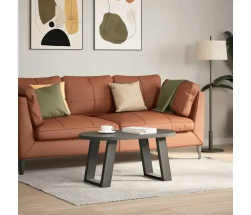 Kafijas Galdiņa Kājas, 2 Gab., U-Veida, Antracīta Krāsā, 38X(42-43) Cm, Tērauds Vidaxl