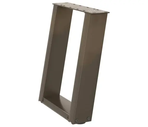 Kavos Staliuko Kojelės, U Formos, 2 Vnt., Natūralus Plienas, 38X(42-43) cm Plienas