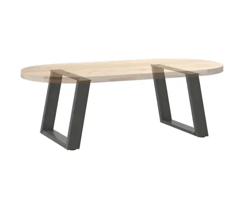 Kafijas Galdiņa Kājas, 2 Gab., U-Veida, Antracīta Krāsā, 50X(42-43) Cm, Tērauds Vidaxl