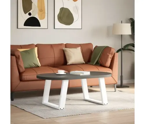 Kohvilaua Jalad U-Kujulised 2 Tk Valged 60 X (42-43) Cm Terasest