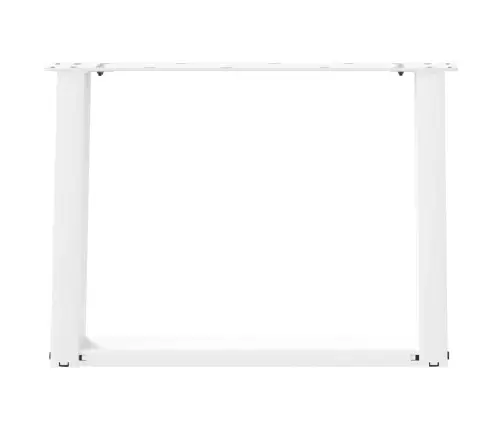 Kohvilaua Jalad U-Kujulised 2 Tk Valged 60 X (42-43) Cm Terasest