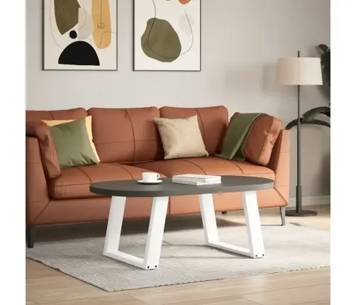 Kafijas Galdiņa Kājas, 2 Gab., U-Veida, Baltas, 70X(42-43) Cm, Tērauds Vidaxl