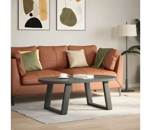 Kafijas Galdiņa Kājas, 2 Gab., U-Veida, Antracīta Krāsā, 70X(42-43) Cm, Tērauds Vidaxl