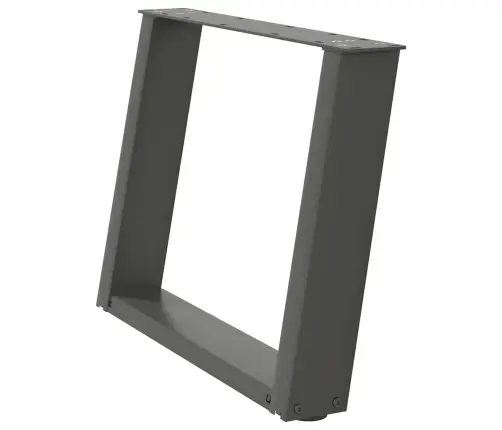 Kafijas Galdiņa Kājas, 2 Gab., U-Veida, Antracīta Krāsā, 70X(42-43) Cm, Tērauds Vidaxl