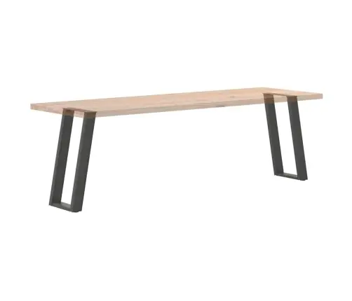 Konsolinio Stalo Kojos, U Formos, 2 Vnt., Antracito Spalvos, 38X(72-73) cm Plienas