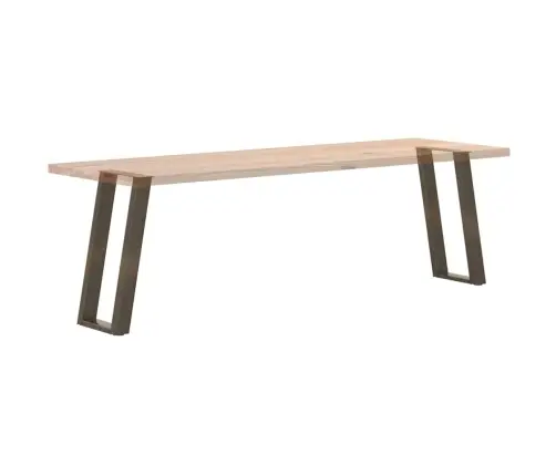 Konsoles Galda Kājas, 2 Gab., U-Veida, Dabīgs Tērauds, 38X(72-73) Cm Vidaxl