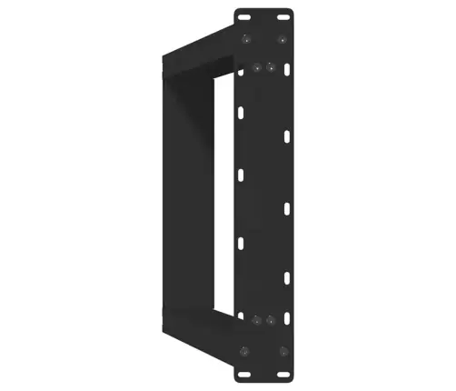 Valgomojo Stalo Kojelės, U Formos, 2 Vnt., Juodos, 50X(72-73) cm Plienas