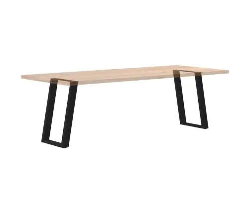 Valgomojo Stalo Kojelės, U Formos, 2 Vnt., Juodos, 50X(72-73) cm Plienas