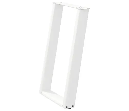 Ēdamgalda Kājas, 2 Gab., U-Veida, Baltas, 50X(72-73) Cm, Tērauds Vidaxl