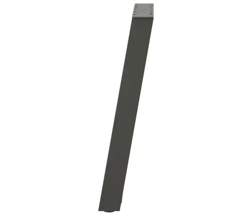 Ēdamgalda Kājas, 2 Gab., U-Veida, Antracīta Krāsā, 50X(72-73) Cm, Tērauds Vidaxl