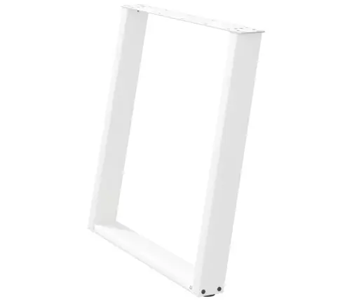 Ēdamgalda Kājas, 2 Gab., U-Veida, Baltas, 70X(72-73) Cm, Tērauds Vidaxl