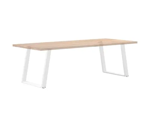 Ēdamgalda Kājas, 2 Gab., U-Veida, Baltas, 70X(72-73) Cm, Tērauds Vidaxl