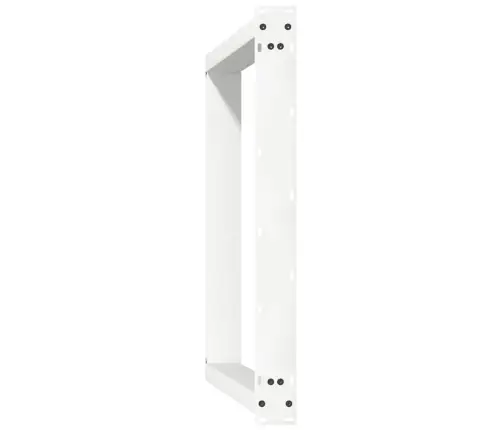 Ēdamgalda Kājas, 2 Gab., U-Veida, Baltas, 80X(72-73) Cm, Tērauds Vidaxl