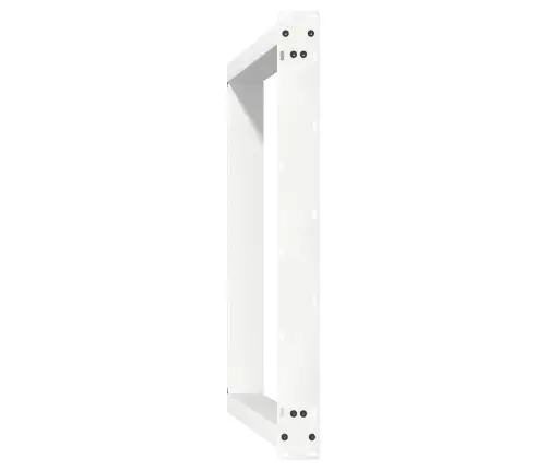 Ēdamgalda Kājas, 2 Gab., U-Veida, Baltas, 90X(72-73) Cm, Tērauds Vidaxl