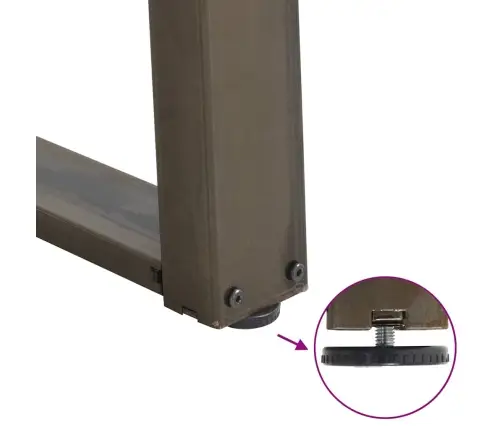 Söögilaua Jalad U-Kujulised 2 Tk, Naturaalne Teras, 90 X (72–73) cm Teras