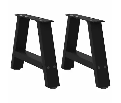 Kohvilaua Jalad, A-Kujulised, 2 Tk, Mustad, 30 X (30–31) cm Teras