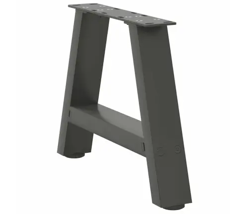 Kafijas Galdiņa Kājas, 2 Gab., A-Veida, Antracīta Krāsā, 40X(30-31) Cm, Tērauds Vidaxl