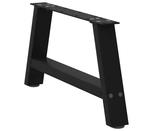 Kafijas Galdiņa Kājas, 2 Gab., A-Veida, Melnas, 60X(30-31) Cm, Tērauds Vidaxl