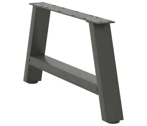 Kafijas Galdiņa Kājas, 2 Gab., A-Veida, Antracīta Krāsā, 60X(30-31) Cm, Tērauds Vidaxl