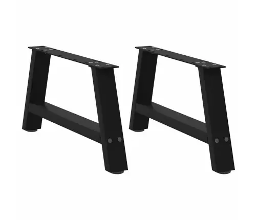 Kafijas Galdiņa Kājas, 2 Gab., A-Veida, Melnas, 70X(30-31) Cm, Tērauds Vidaxl