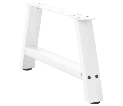 Kafijas Galdiņa Kājas, 2 Gab., A-Veida, Baltas, 70X(30-31) Cm, Tērauds Vidaxl