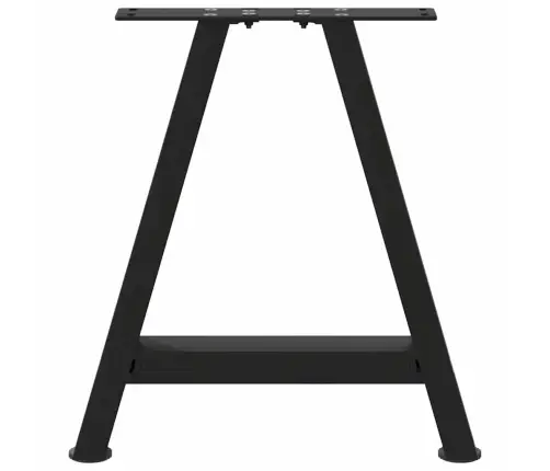 Kafijas Galdiņa Kājas, 2 Gab., A-Veida, Melnas, 38X(42-43) Cm, Tērauds Vidaxl